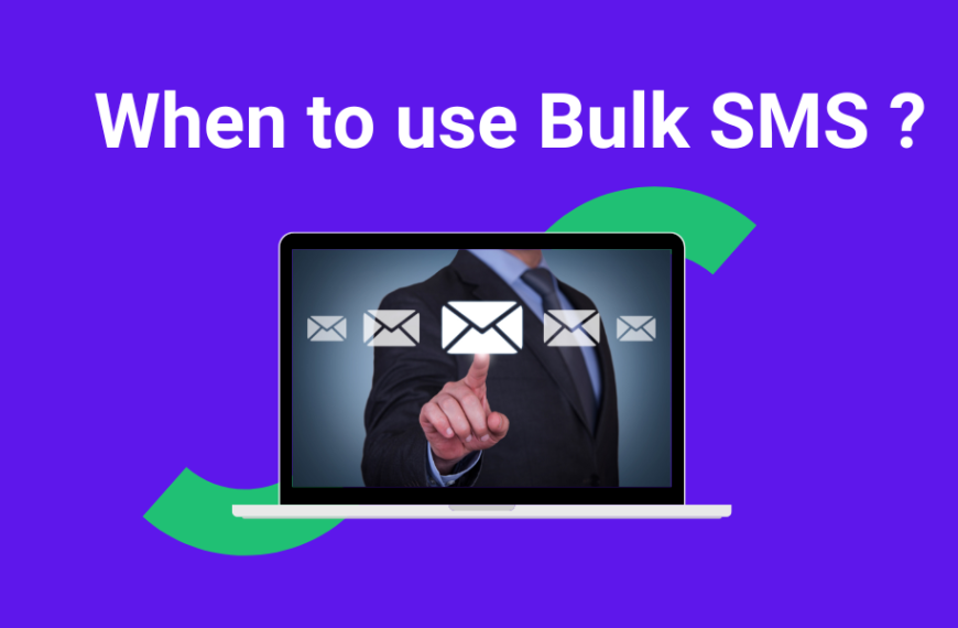 When to Use Bulk SMS for Maximum Impact ?