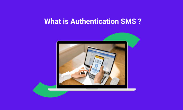 user receiving the authentication sms to login in mobile banking