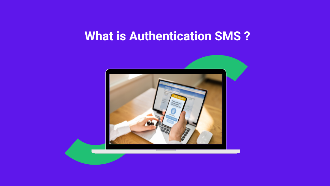user receiving the authentication sms to login in mobile banking